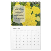 Say It Daily Affirmations in Bloom 12-months カレンダー (3月 2026)