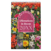 Say It Daily Affirmations in Bloom 12-months カレンダー (カバー)