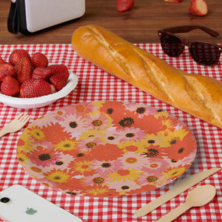 "Say it in Flowers" Paper Plate ペーパープレート