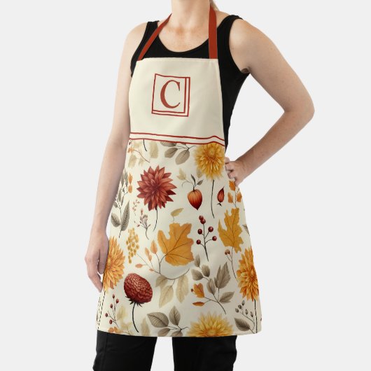 Say it with fall leaves - Customized エプロン (インサイチュ)