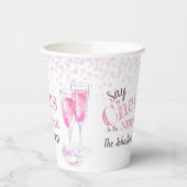Say New Years Pink Champange Bubbly 紙コップ (左)
