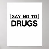 SAY NO TO DRUGS ポスター (正面)