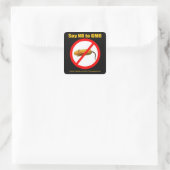 Say NO to GMO スクエアシール (バッグ)