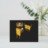 Say People Cheese Food Lover Eater Photographer ポストカード (スタンド正面)