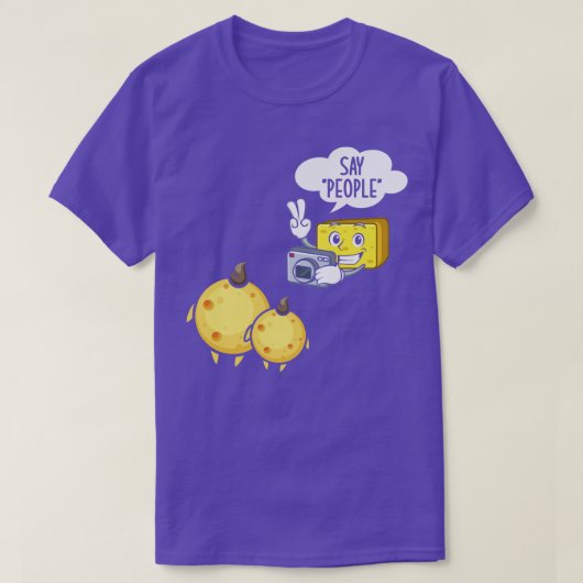 Say People Cheesy Photographer Tシャツ (デザイン正面)