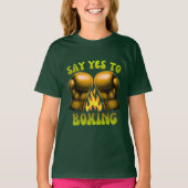 say yes to boxing tシャツ (正面)