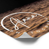 Say yes to new adventures waterscape photo print ポスター (角)