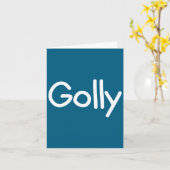 Sayings, Quotes And Cute One-liners, Golly Funny J カード (黄色い花)