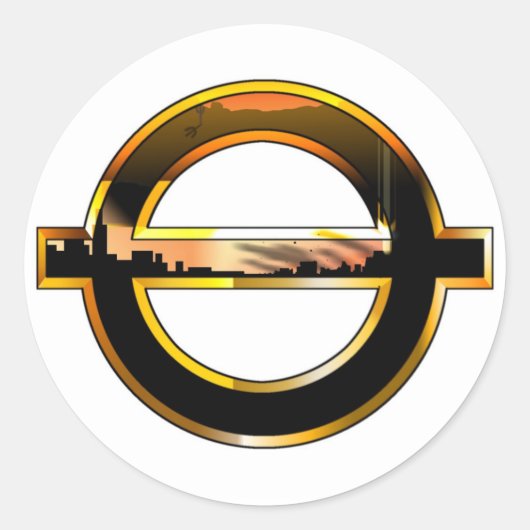 saykayステッカー ラウンドシール (正面)