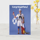 Sayles™_sailing-themedおめでとうカードをスキップする カード (黄色い花)