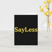 Sayless Urban Meme Motivation  カード (黄色い花)