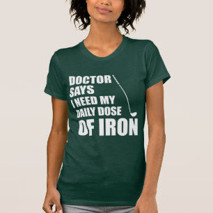 Says Daily Dose Of博士の鉄(暗闇で) Tシャツ