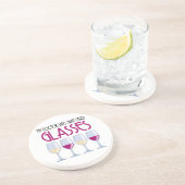 Says I Need Glasses博士 コースター (側面)