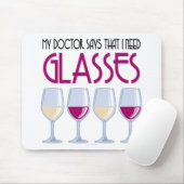 Says I Need Glasses博士 マウスパッド (マウス)