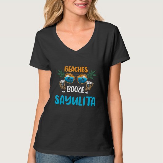 Sayulita Beaches Mexico Vacation Party Matching Tシャツ (正面)