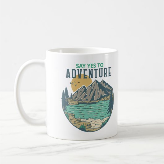 SayYesto Adventure コーヒーマグカップ (左)