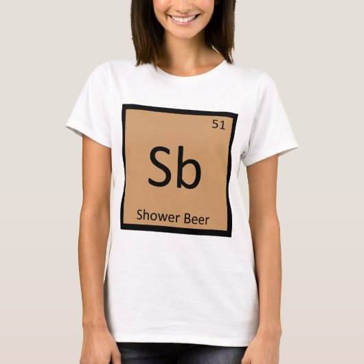 Sb - シャワービール.png tシャツ (正面)