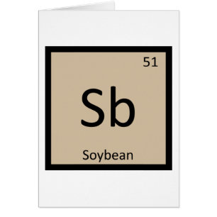 Sb -大豆化学の周期表記号