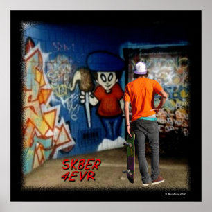 SBA105P.SK8ER 4EVR. ポスター