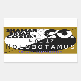SBC&Co.X Nolobotamus春2017リリースステッカー 長方形シール