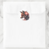 SBD6 Red Techキツネ ラウンドシール (バッグ)