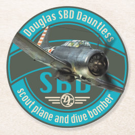 SBD Dauntless ラウンドペーパーコースター