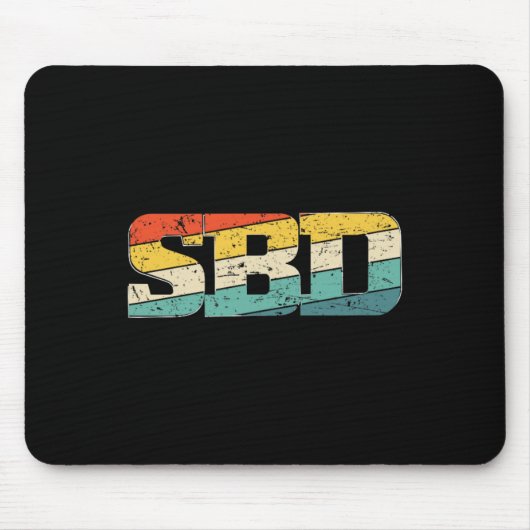 Sbd Squat Bench Deadliftパワーリフティング マウスパッド (正面)