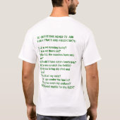 SBHSトラック Tシャツ (裏面)