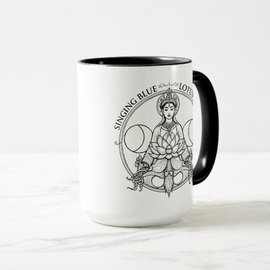SBLT Goddess and Lotus Mug マグカップ (正面右)