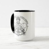 SBLT Goddess and Lotus Mug マグカップ (正面左)