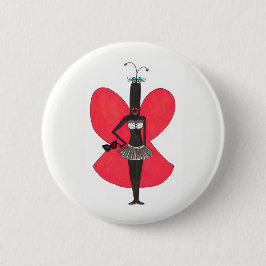 SBMの擬似有名人赤くか黒いビキニのファッションPin 缶バッジ