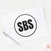 SBS – スチームボート春クラシックラウンドステッカー ラウンドシール (封筒)