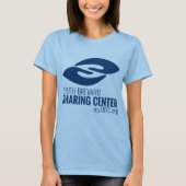 SBSCのロゴの女性基本的なティー Tシャツ (正面)