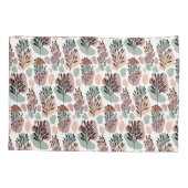 Sbstract leaves and organic shapes 枕カバー (裏面)