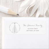 SBTFカスタム差出人住所 – シルバー ラベル (インサイチュ)