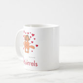 Sbuirrelsのエドとメアリー バレンタイン コーヒーマグカップ (正面左)