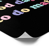 Scに戻る先生のために数学を行う良い日 ポスター (角)