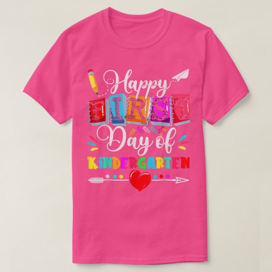 Scに戻る幼稚園先生の幸せな初日 Tシャツ (デザイン正面)
