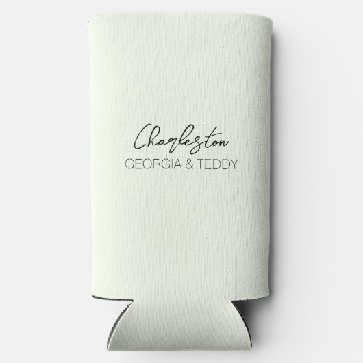 SCのクーラーボックスチャールスト結婚ン スリム缶クーラー (裏面)