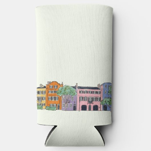 SCのクーラーボックスチャールスト結婚ン スリム缶クーラー (正面)