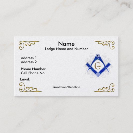 SCのスターバストのビジネスまたはプロフィールカード 名刺 (正面)