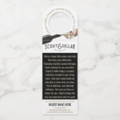 SCの名刺のワイン ボトルネックタグ (裏面)