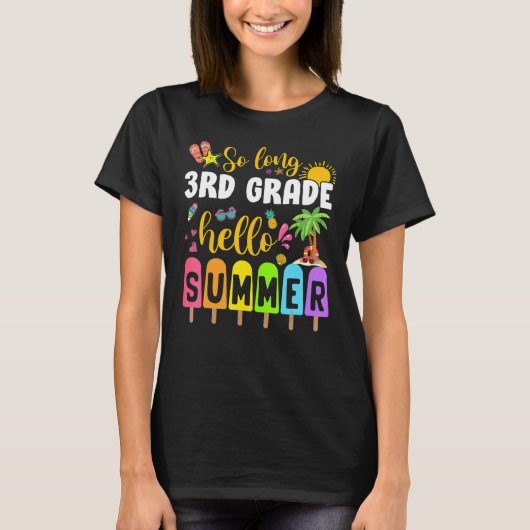 Scの最後の日の長い3年生の夏の時間 Tシャツ (正面)