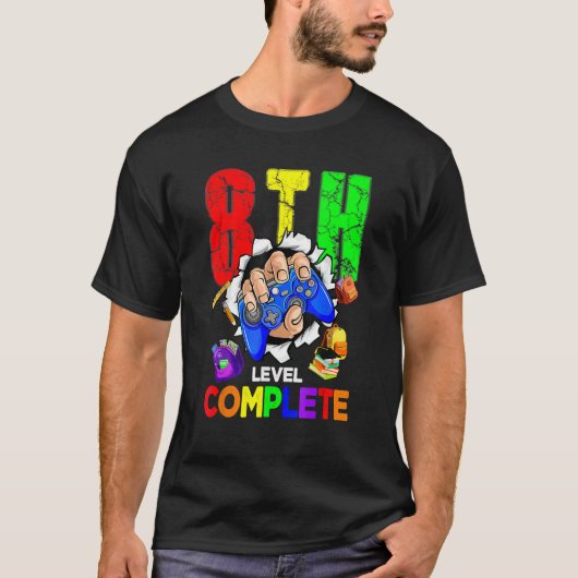 Scの最終日に卒業した8年生レベル Tシャツ (正面)