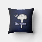 SCパルメット&クレセント（グリーンビル） クッション (裏面)