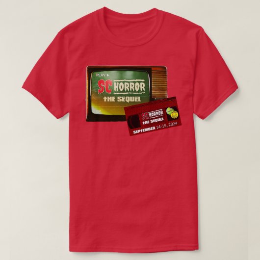 SCホラー大会の続編 Tシャツ (デザイン正面)
