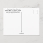 SCポストカードのカメ、テラピン、トルツ ポストカード (裏面)