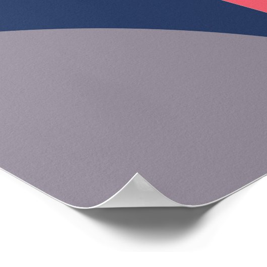 scモダンの形状と幾何学的シームレスパターン ポスター (角)