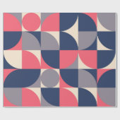 scモダンの形状と幾何学的シームレスパターン ラッピングペーパー (フラット)