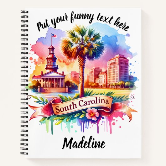 SCランドスケープ（手のひら型とスカイライン） ノートブック (正面)